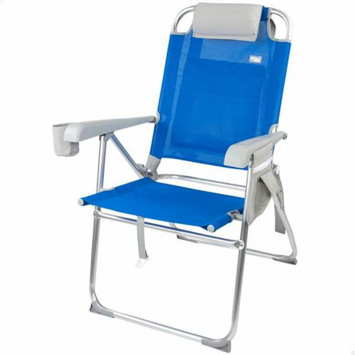 Polstrovaná Skladacia Stolička Colorbaby Modrá 47 x 63 x 99 cm Pláž