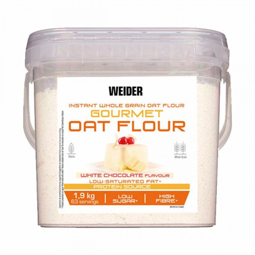 Ovsená múka Weider Gourmet Biela čokoláda (1,9 kg)