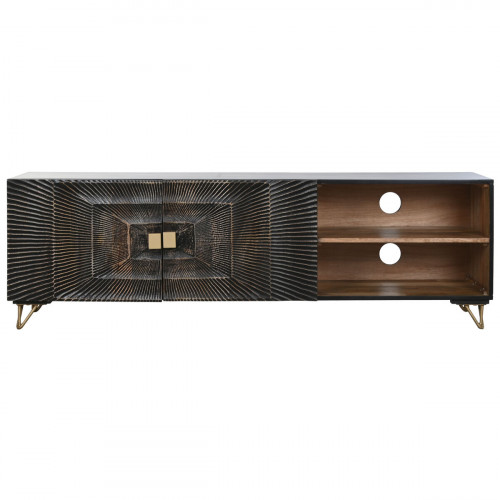 Skrinka na Tv , televízor Home ESPRIT Čierna 160 x 40 x 50 cm