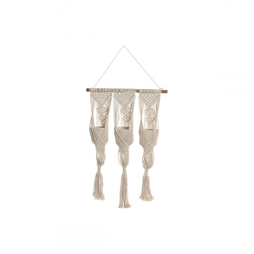 Kvetináč Home ESPRIT Bavlna Drevo Mestská 46 x 2 x 93 cm