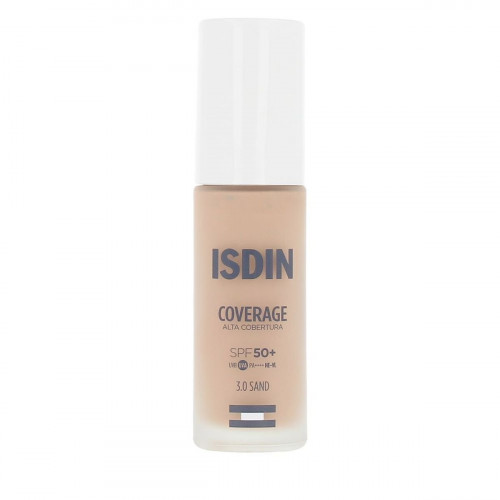 Podklad pre tekutý make-up Isdin COVERAGE Nº 3.0 Sand Spf 50 30 g