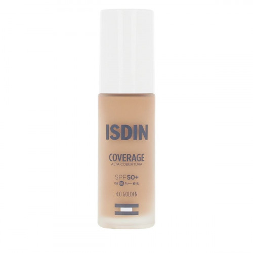 Podklad pre tekutý make-up Isdin COVERAGE Nº 4.0 Golden Spf 50 30 g