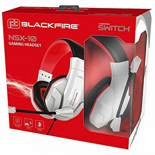 Slúchadlá s mikrofónom Blackfire NSX-10 Biela Slúchadlá s mikrofónom Blackfire NSX-10 Biela