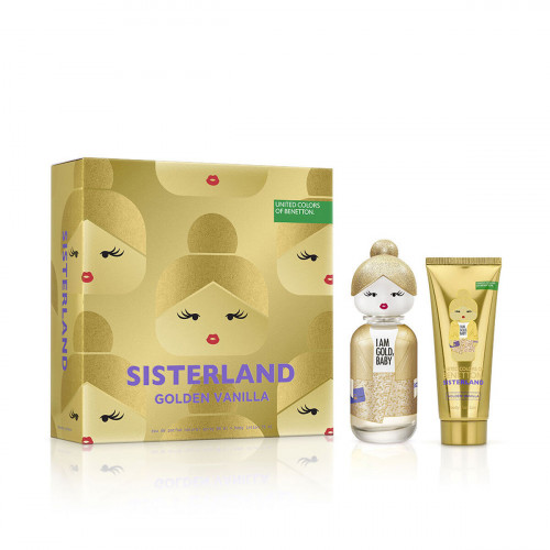 Súprava s dámskym parfumom Benetton SISTERLAND GOLDEN VANILLA 2 Kusy