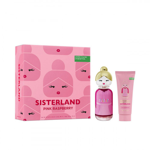 Súprava s dámskym parfumom Benetton SISTERLAND PINK RASPBERRY 2 Kusy