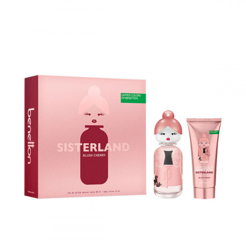 Súprava s dámskym parfumom Benetton Sisterland Blush Cherry 2 Kusy