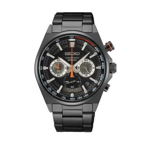Pánske hodinky Seiko SSB399P1 Čierna