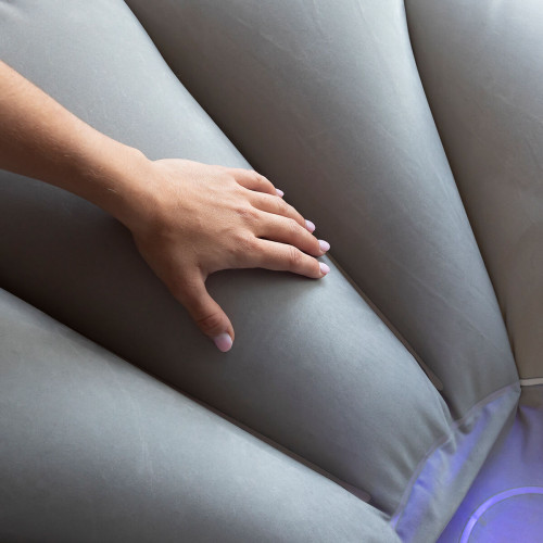 Nafukovacie kreslo s viacfarebným LED svetlom a diaľkovým ovládaním Chight InnovaGoods Nafukovacie kreslo s viacfarebným LED svetlom a diaľkovým ovládaním Chight InnovaGoods