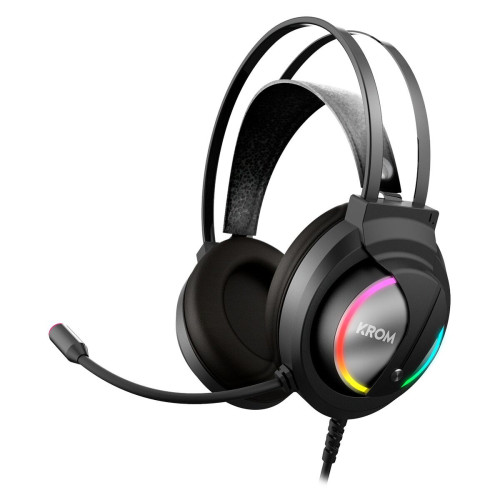 Herný Headset Krom Kappa Čierna