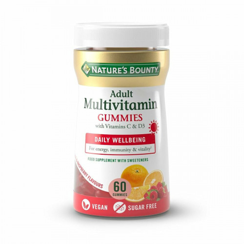 Výživový doplnok Nature's Bounty Multivitamínico Adultos B Gumené cukríky Multivitamínové (x60)