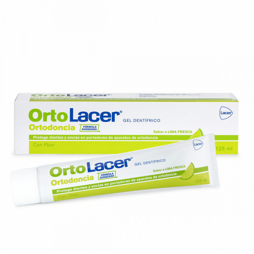 Zubná pasta Lacer Ortodoncia Lime (125 ml)