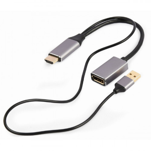 Adaptér DisplayPort na HDMI GEMBIRD A-HDMIM-DPF-02 Čierna 4K Ultra HD (1 kusov)