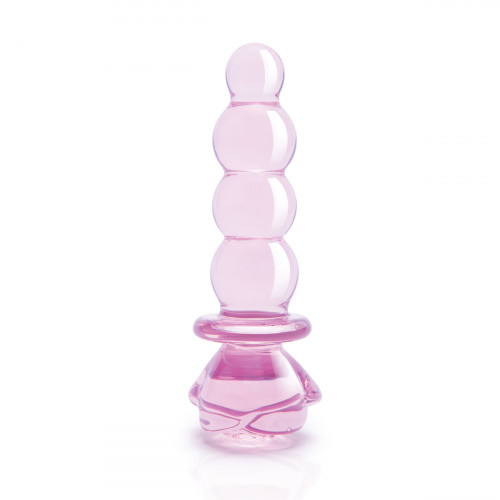 Análna zástrčka Dream Toys Glaze Glass Ružová
