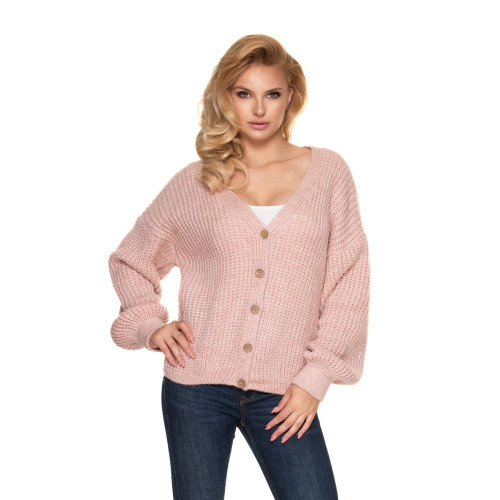 Sveter na rozopínanie model 156914 PeeKaBoo