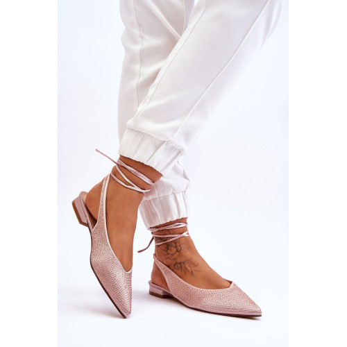 Balerínky s viazaním model 178020 Step in style Balerínky s viazaním model 178020 Step in style