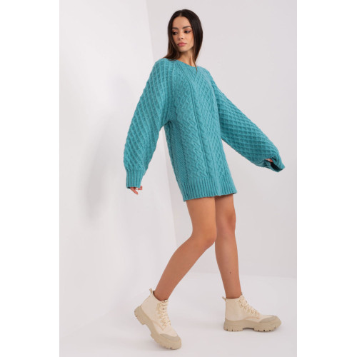 Dlhý sveter model 185731 Wool Fashion Italia Dlhý sveter model 185731 Wool Fashion Italia