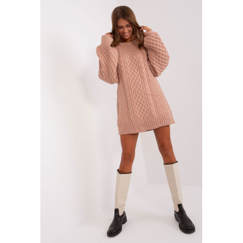 Dlhý sveter model 185736 Wool Fashion Italia Dlhý sveter model 185736 Wool Fashion Italia