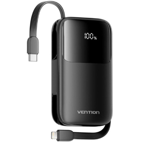 Powerbank Vention Čierna 10000 mAh