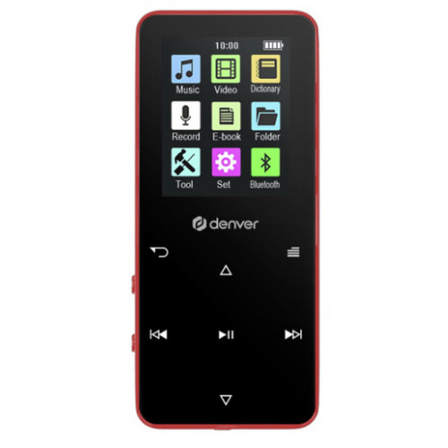 MP4 prehrávač Denver Electronics MP-1830R 1,8" 8 GB Bluetooth Červená