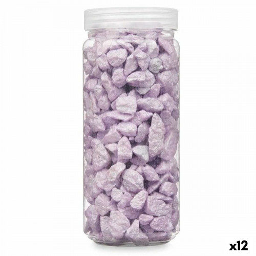 Ozdobné kamene Fialová 10 - 20 mm 700 g (12 kusov)