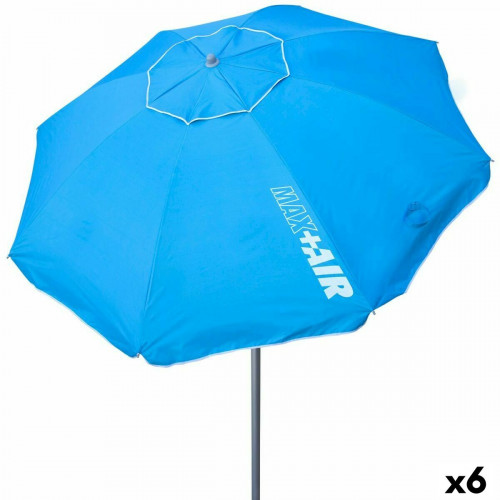 Slnečník Aktive Modrá 220 x 207,5 x 220 cm (6 kusov)