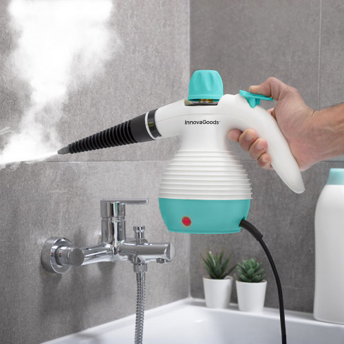 Multifunkčný ručný parný čistič s príslušenstvom 9 v 1 Steany InnovaGoods 0,35 L 3 Bar 1000W Multifunkčný ručný parný čistič s príslušenstvom 9 v 1 Steany InnovaGoods 0,35 L 3 Bar 1000W
