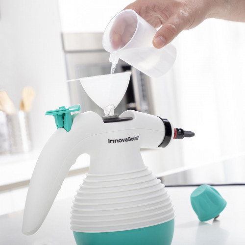 Multifunkčný ručný parný čistič s príslušenstvom 9 v 1 Steany InnovaGoods 0,35 L 3 Bar 1000W Multifunkčný ručný parný čistič s príslušenstvom 9 v 1 Steany InnovaGoods 0,35 L 3 Bar 1000W