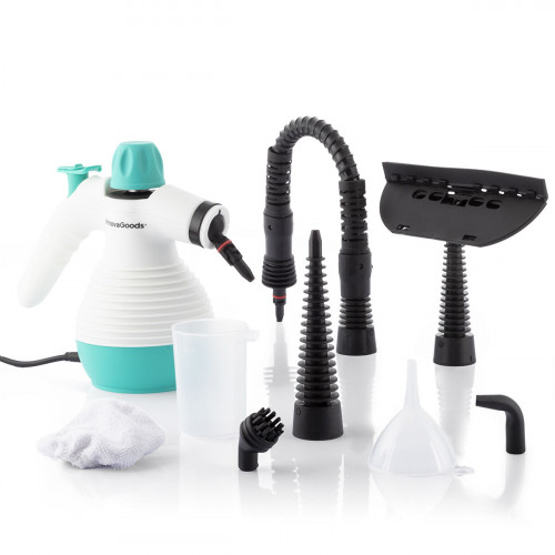 Multifunkčný ručný parný čistič s príslušenstvom 9 v 1 Steany InnovaGoods 0,35 L 3 Bar 1000W Multifunkčný ručný parný čistič s príslušenstvom 9 v 1 Steany InnovaGoods 0,35 L 3 Bar 1000W